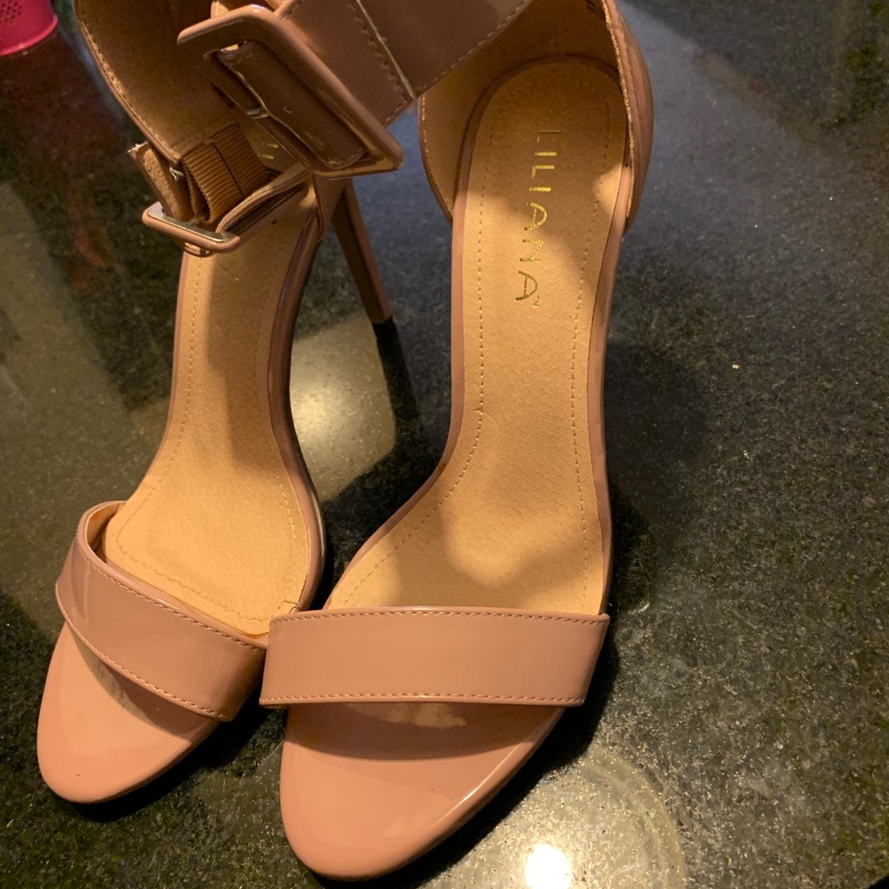 Nude strappy sandals